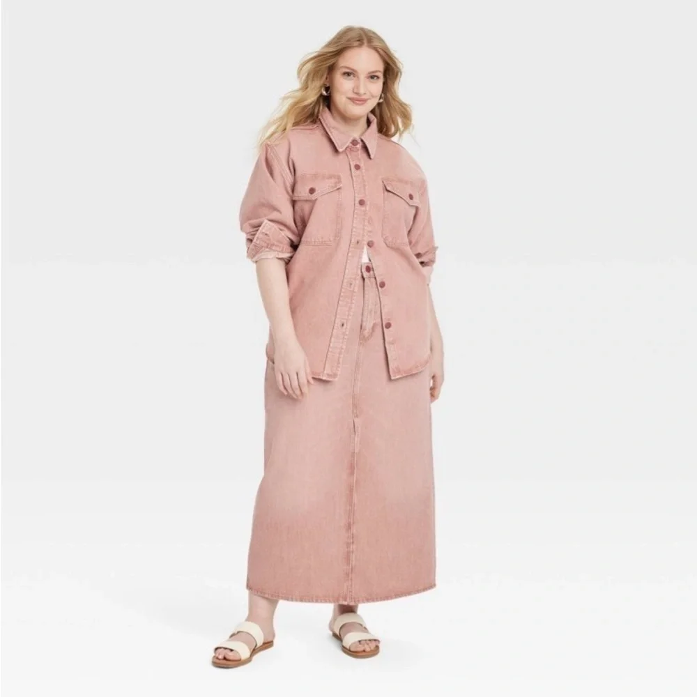 Women's Denim Shacket - Universal
Thread™ Clay Pink new - Picture 2 of 9
